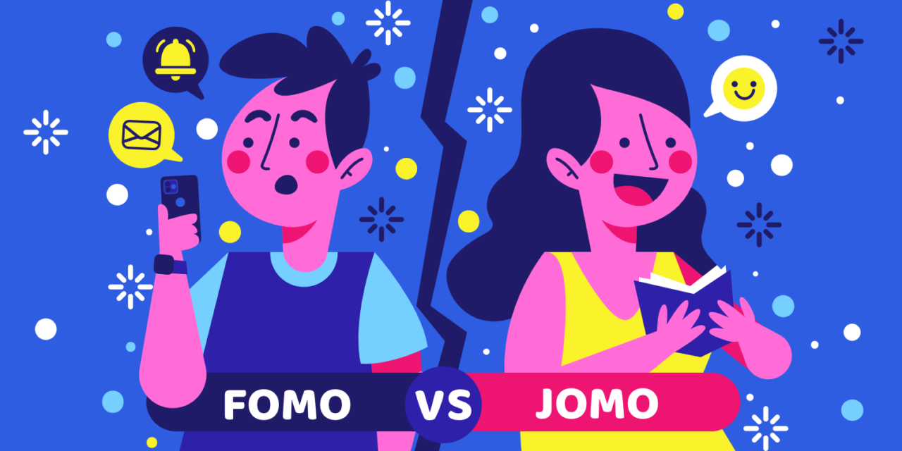 FOMO vs. JOMO a két visekedéstípus