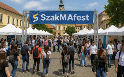 SzakMAfest 2025 fesztivál Nyíregyháza főterén – Pályaválasztás testközelből