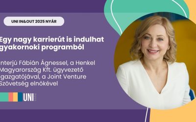 Egy nagy karrierút is indulhat gyakornoki programból – Interjú Fábián Ágnessel, a Henkel Magyarország Kft. ügyvezető igazgatójával, a Joint Venture Szövetség elnökével