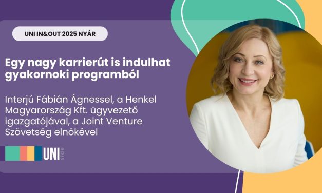 Egy nagy karrierút is indulhat gyakornoki programból – Interjú Fábián Ágnessel, a Henkel Magyarország Kft. ügyvezető igazgatójával, a Joint Venture Szövetség elnökével