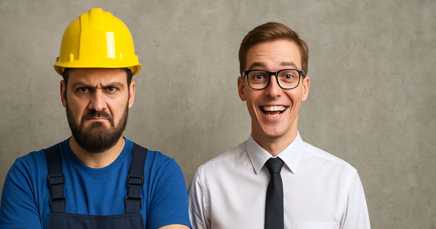 kék és fehér gallér