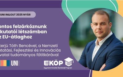 Fontos felzárkóznunk a kutatói létszámban az EU-átlaghoz – interjú Tóth Bencével, a Nemzeti Kutatási, Fejlesztési és Innovációs Hivatal tudományos főtitkárával