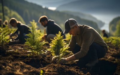 Diákok kezdték újraültetni a leégett erdőt Csöngén