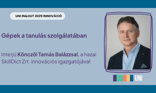 Gépek a tanulás szolgálatában – Interjú Könczöl Tamás Balázzsal