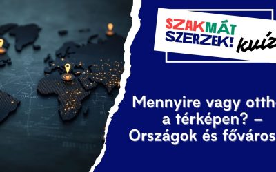 Mennyire vagy otthon a térképen? – Országok és fővárosaik kvíz