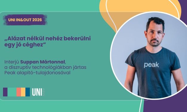 „Alázat nélkül nehéz bekerülni egy jó céghez” – Interjú Suppan Mártonnal