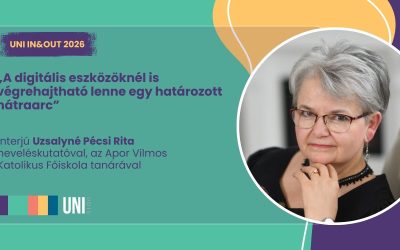 „A digitális eszközöknél is végrehajtható lenne egy határozott hátraarc” – interjú Uzsalyné Pécsi Rita neveléskutatóval
