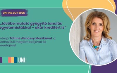 „Jövőbe mutató gyógyító tanulás egyetemistákkal – akár kreditért is” – interjú Tóthné Almássy Monikával, a KórházSuli megálmodójával és vezetőjével
