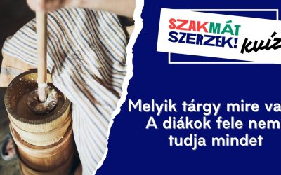 Melyik tárgy mire való? A diákok fele nem tudja mindet