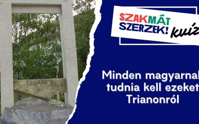 Minden magyarnak tudnia kell ezeket Trianonról