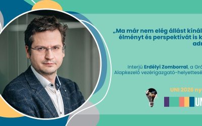 „Ma már nem elég állást kínálni, élményt és perspektívát is kell adni” – interjú Erdélyi Zomborral, a Gránit Alapkezelő vezérigazgató-helyettesével