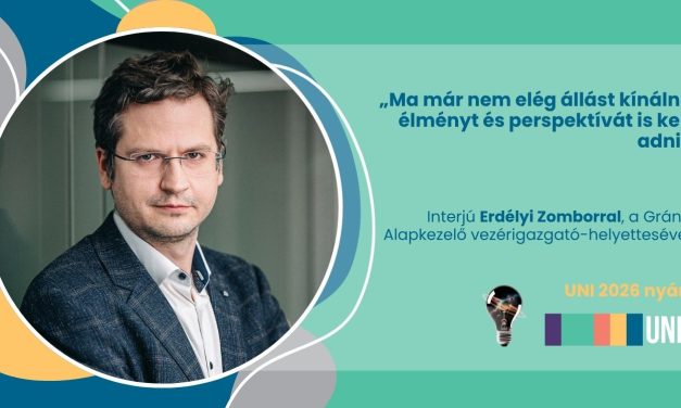 „Ma már nem elég állást kínálni, élményt és perspektívát is kell adni” – interjú Erdélyi Zomborral, a Gránit Alapkezelő vezérigazgató-helyettesével