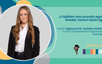 „A fejlődés nem pusztán egyéni feladat, hanem közös ügy” – interjú Vigassyné Asztalos Anikóval
