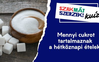 Mennyi cukrot tartalmaznak a hétköznapi ételek?