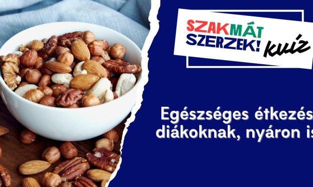 Egészséges étkezés diákoknak, nyáron is
