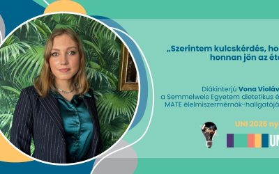 „Szerintem kulcskérdés, hogy honnan jön az étel” – Diákinterjú Vona Violával