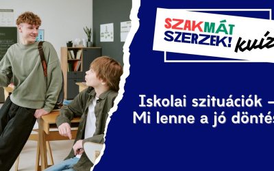 Iskolai szituációk – Mi lenne a jó döntés?