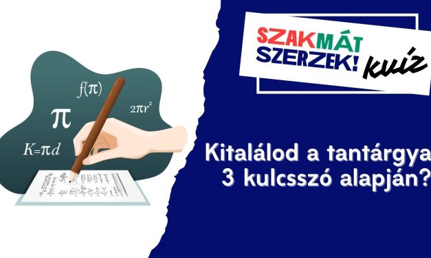 Kitalálod a tantárgyat 3 kulcsszó alapján?